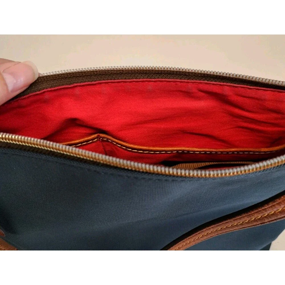 Dooney & Bourke Canvas Shoulder Bag - BLUE - Picture 8 of 16